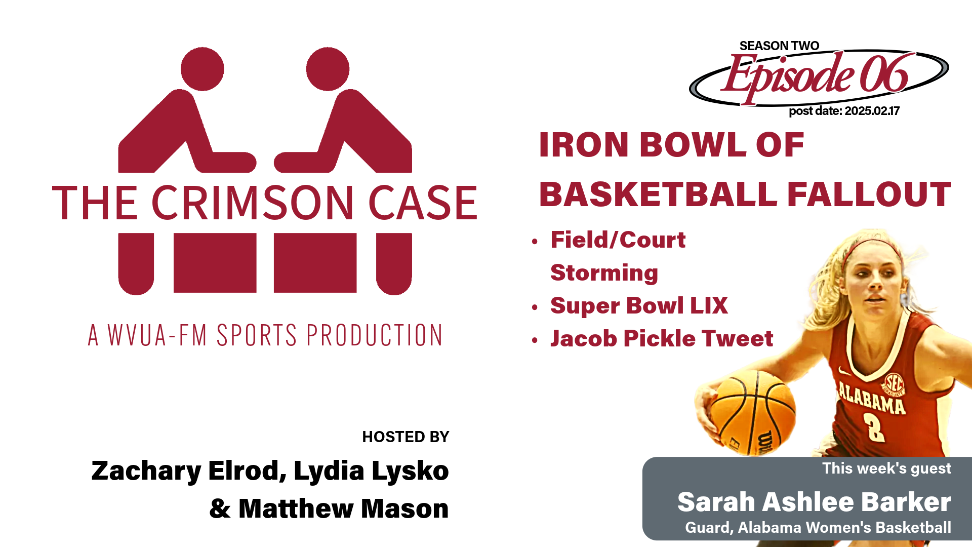 The Crimson Case 2.17.25 – IBOB fallout + Sarah Ashlee Barker joins the show