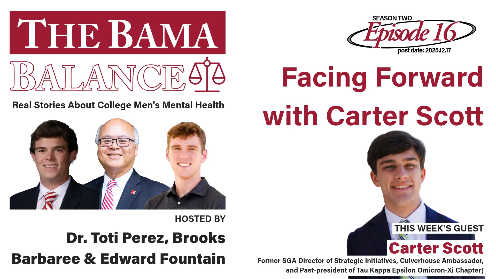 The Bama Balance S02.E16: Facing Forward with Carter Scott
