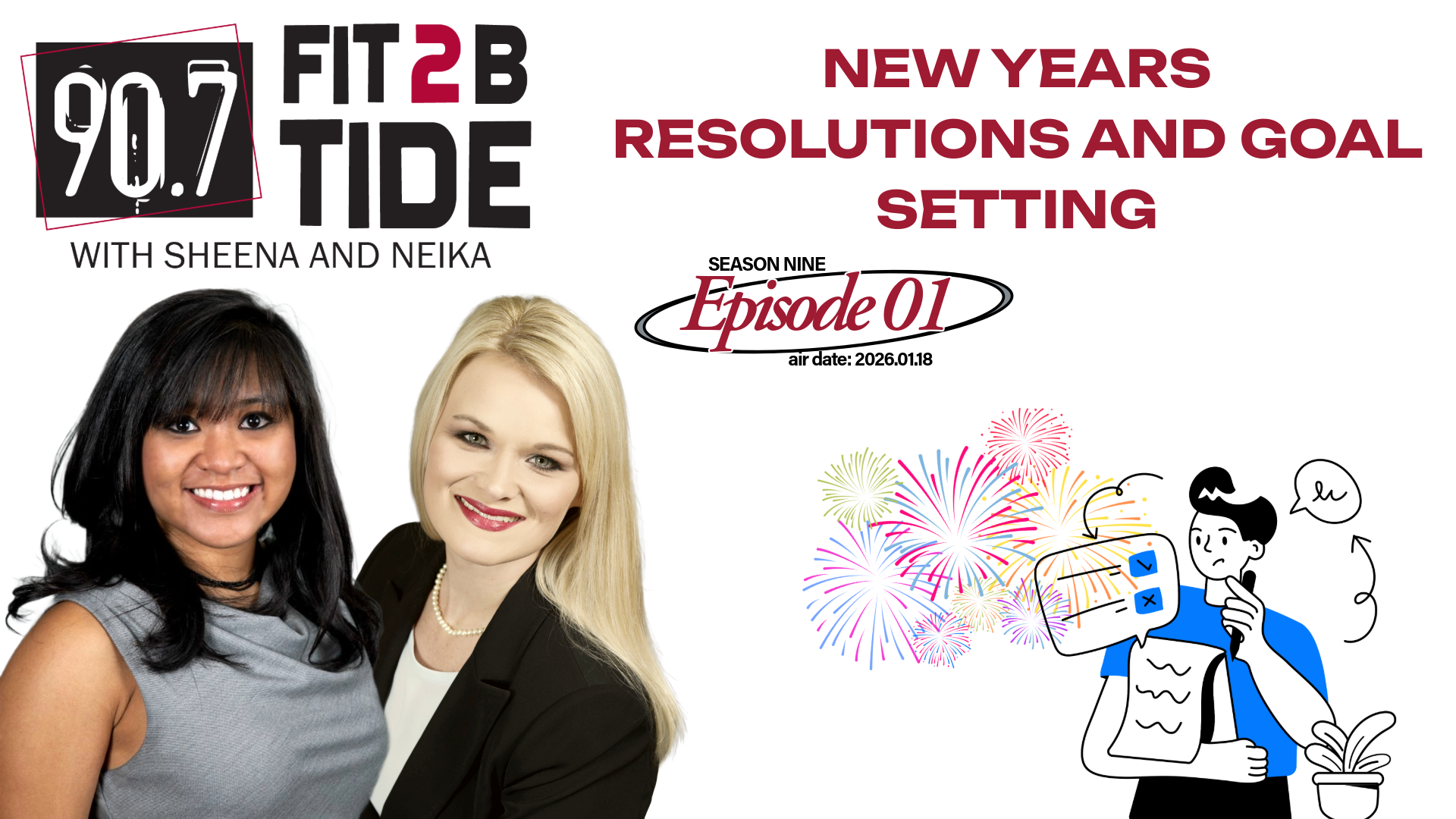 Fit2BTide S09.E01: New Years Resolutions and Goal Setting
